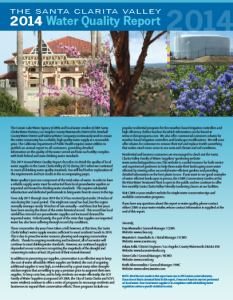 The Santa Clarita Valley 2014 Water Quality Report